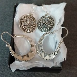 Costume Silver Earrings